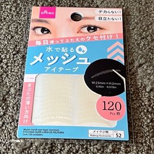 Daiso Japan Eye Eyelid Tape Sticker Water Mesh Normal Type Clear 120 pcs Beauty